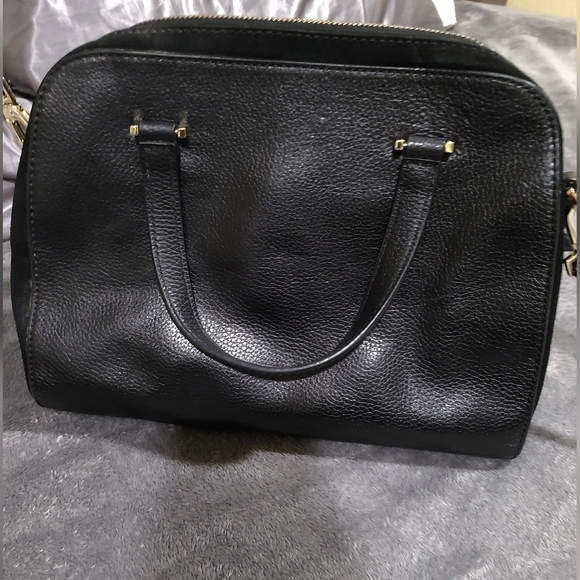 KATE SPADE-Kay Street Small Felix-Pebbled Leather Crossbody/Hand Bag Black - Picture 5 of 13
